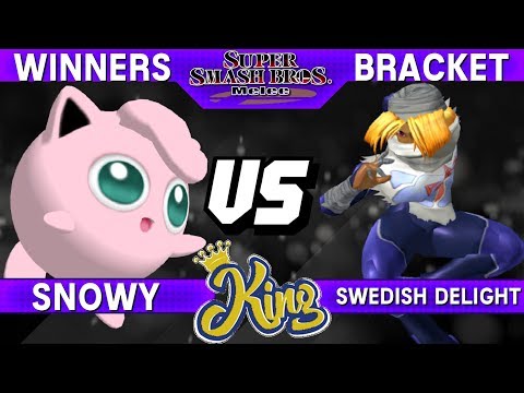 Smash Melee - Snowy (Puff) vs Swedish Delight (Sheik) - King Winners Bracket