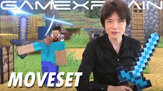 Sakurai Breaks Down Minecraft Steve & Alex's Moveset! (Sakurai Presents)