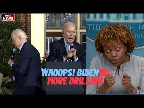 Whoops! Biden: No more drilling, no taxes increase, Inflation Reduction reduce costs of everything!