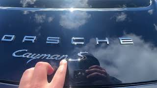 2014 Porsche Cayman S Imperfections