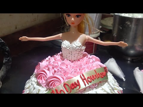 How to make a barbie cake