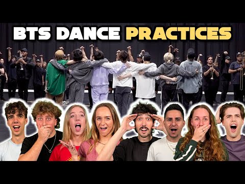 K-POP NOOBS WATCH BTS DANCE PRACTICES FOR THE FIRST TIME!