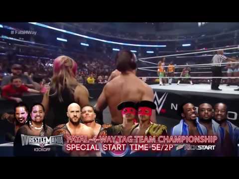 LUCHA COMPLETA  Jimmy Uso vs Big E vs Fernando vs Cesaro Fatal 4 Way Match   SmackDown ᴴᴰ