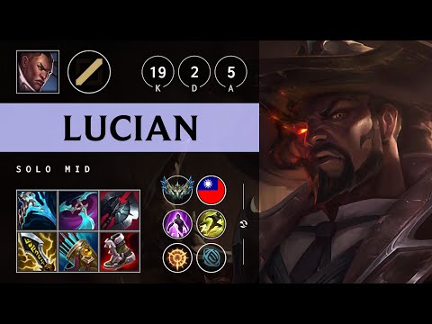 Lucian Mid vs Galio - TW Challenger Patch 25.19