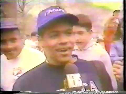 R.E.M. 1990-04-24 - MTV News, MTV, USA ('Earth Day Concert' report with comments from Buck & Stipe)