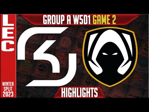SK vs TH Highlights Game 2 | LEC Winter 2023 Group A W5D1 | SK Gaming vs Team Heretics G2