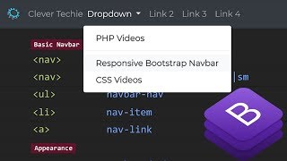 Responsive Navbar with Bootstrap 4