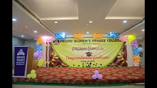 Dikshant Samaroh 2025 | Megha Women’s Degree College | Graduation Ceremony Highlights | Hyderabad