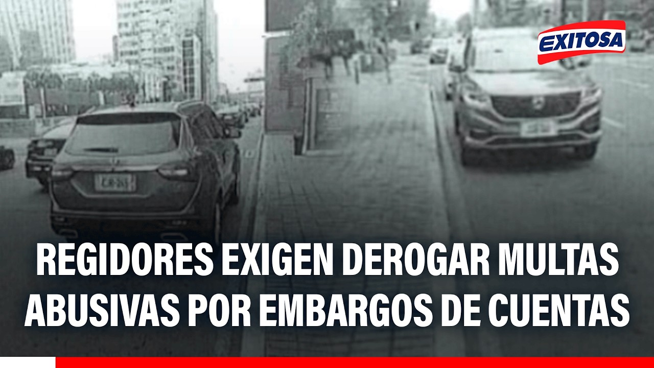 🔴🔵 Regidores exigen derogar multas abusivas por embargos de cuentas