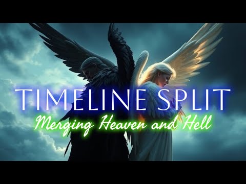 Twin Flames 🔥 Timeline Split 🌀 Merging Heaven and Hell 🤍🖤