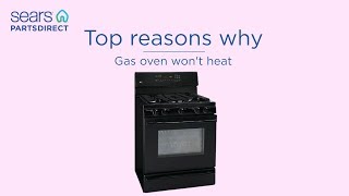 Top reasons why Gas oven won't heat