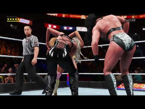 WWE 2K20 Gameplay - Mandy Rose & Sonya DeVille vs. Chyna & Sable
