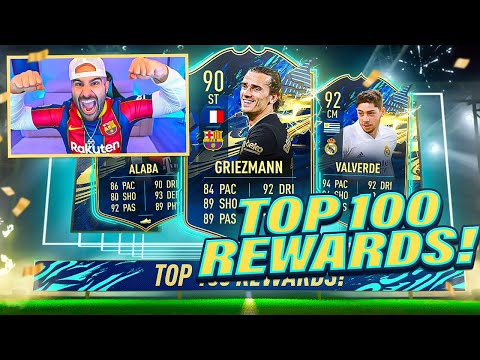 MY BEST TOP 100 TOTS REWARDS EVER 🤑🤑!! INSANE 11 TOTS IN A PACK... FIFA 21 Fut Champions Rewards
