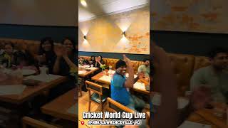 World Cup Cricket Watch Party at HBK Lawrenceville NJ 🇮🇳🏏 #Cricket #worldcup  #indianfood #worldcup