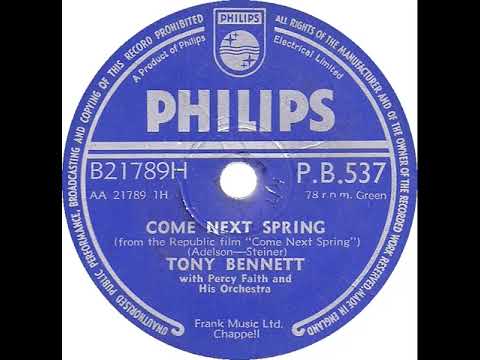 UK New Entry 1956 (58) Tony Bennett - Come Next Spring