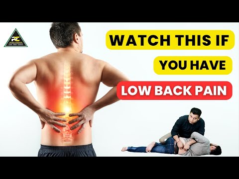Low back pain due to stiff sacroiliac joint Try Pelvic drop home exercise for quick relief