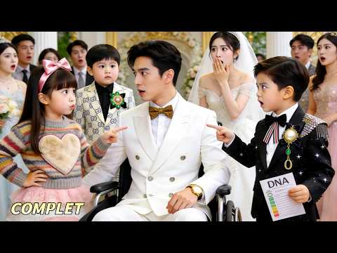 3 enfants interrompent le mariage du PDG Milliardaire en fauteuil : Papa ! L'ADN choque !