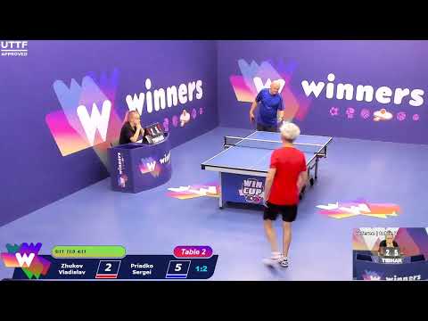 WINners CUP table 2  12.09 Zhukov Vladislav - Priadko Sergei  18:00