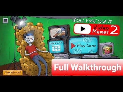Troll Face Quest Video Memes 2  Gameplay Walkthrough All Levels + Secret Level