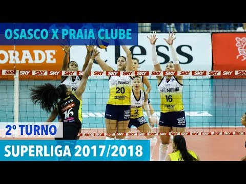Osasco x Praia Clube - Returno - Superliga de Vôlei Feminino 2017/2018
