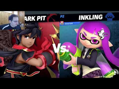 Super Smash Bros. Ultimate Dark Pit Elite Matches vs Inkling | Online Matches