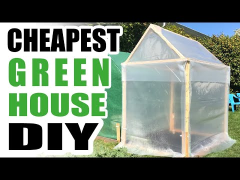 Cheapest DIY GreenHouse Ever | Easy Green House with Fold-up Walls