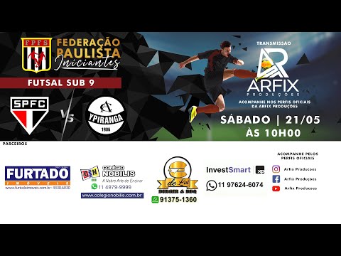 SÃO PAULO x YPIRANGA - FUTSAL SUB 9