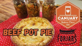 Canuary - Pressure Canning Beef Pot Pie