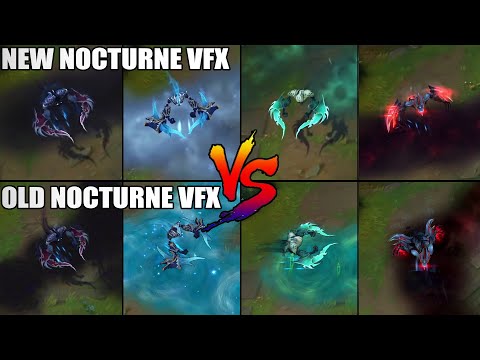 Nocturne Skins VFX Visual Effects Update NEW vs OLD Comparison