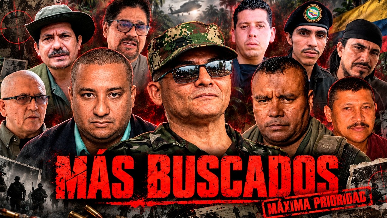 🇨🇴🎯 LOS 10 CABECILLAS Y NARCOGUERRILLEROS MÁS BUSCADOS Y PELIGROSOS DE COLOMBIA ⚠️ 2026