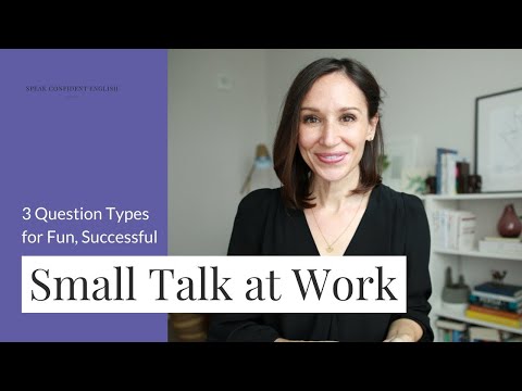 Successful English Small Talk at Work | English Conversation Practice