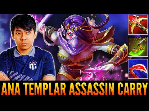 ANA Templar Assassin Unstoppable Carry Gameplay | Hard Training For The New Team For TI11? Dota 2