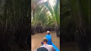 Vietnam Boat Tour Hack: See the Mekong Delta Like Never Before in 5 Seconds #shorts