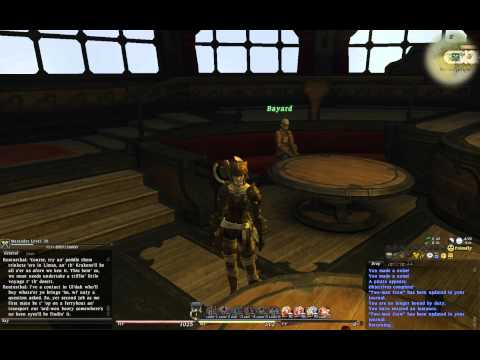 97 Let's Play Final Fantasy XIV - lvl 20 & 30 Marauder Guild Quests - I Started Warrior