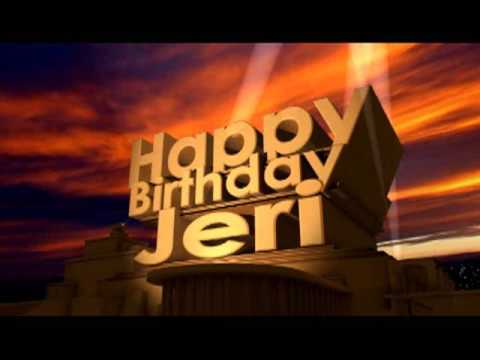 Happy Birthday Jeri