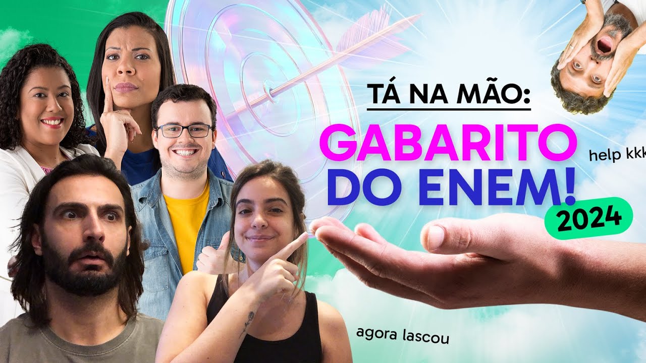 GABARITO ENEM 2024 | Correção da prova do Enem 2024 | DIA 1: Linguagens, Humanas e Redação