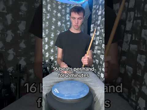 ULTIMATE Hand Routine for FASTER Drumming (ib: @66samus) #drums