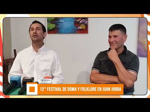 12° Festival de Doma y Folklore en Juan Jorba sábado 8 de Febrero desde las 17 hs.