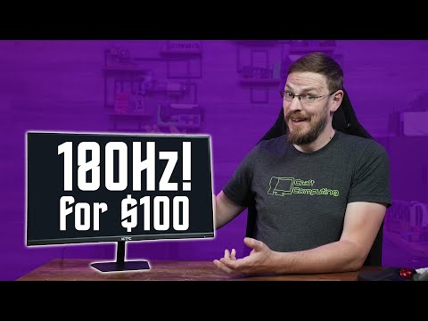 KTC 24 Inch Gaming Monitor 180Hz - 2K 1440P Computer Monitors, Fast IPS Vertical Monitor with HDR 400, Adaptive Sync, Up to 185Hz, HDMI & Display Port, Tilt Pivot Height Adjustable, Vesa Mount, H24T7 video review thumbnail