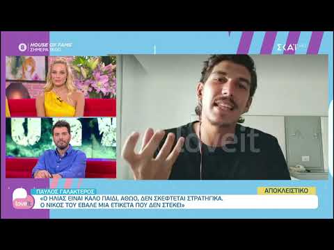 Ο Π. Γαλακτερός μιλά για τη σχέση του με τον James και τους λόγους που βρέθηκε στο στόχαστρο