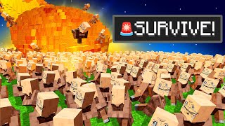 Download lagu 1,000,000 Villagers Survive NATURAL DISASTERS mp3