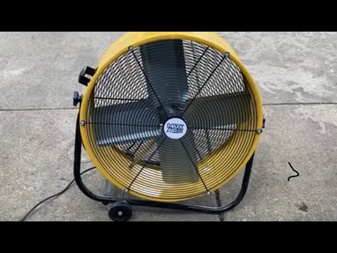 Maxx Air 24” Tilt/Roll-Around Drum Barrel Fan