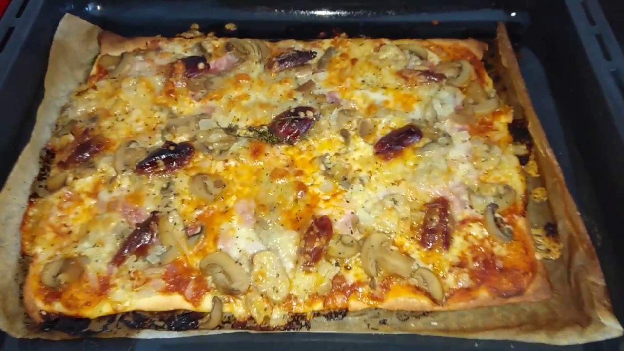 HACER UNA PIZZA CASERA DIFERENTE CON MASA COMPRADA | A DIFFERENT PIZZA