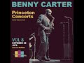 Lover Man - Benny Carter Live At Princeton: Vol.  8