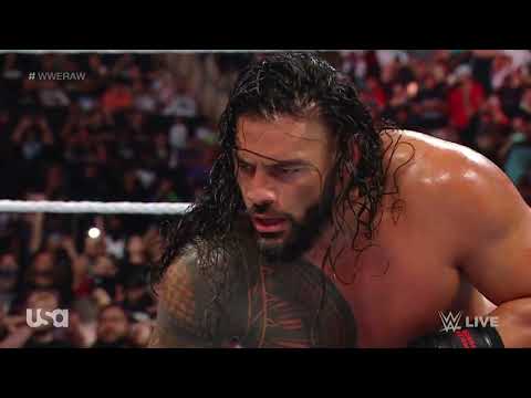 Roman Reigns & The Usos vs The Street Profits & Riddle - WWE RAW 25th July 2022 (Full Match)