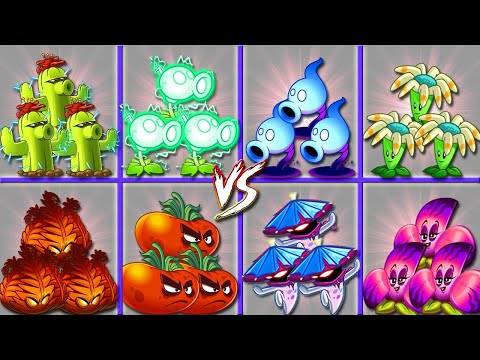 Tournament 8 Multi Hit Plants *3 - Who Will Win? - PvZ 2 Plant vs Plant