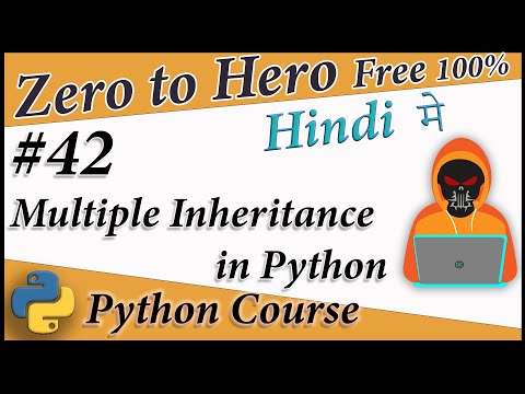 Multiple Inheritance In Python Oop Python Free Tutorial 42 In Hindi Death Code