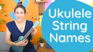 Ukulele string names and numbers | Ukulele for kids