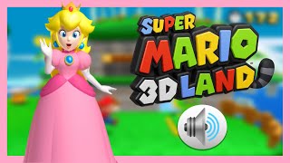 Super Mario 3D Land - Princess Peach Voice Clips