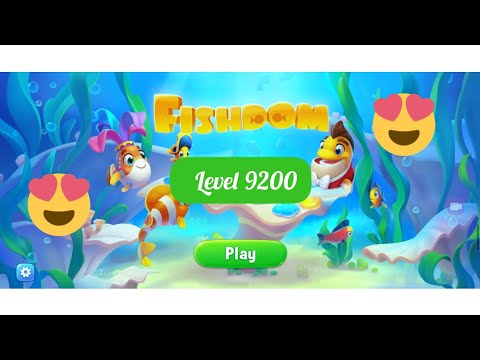 Fishdom game video level 9200 #youtube #fishdom